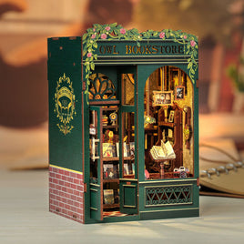 Casita Miniatura, OWL BOOKSTORE, Wooden, Handmade Kit